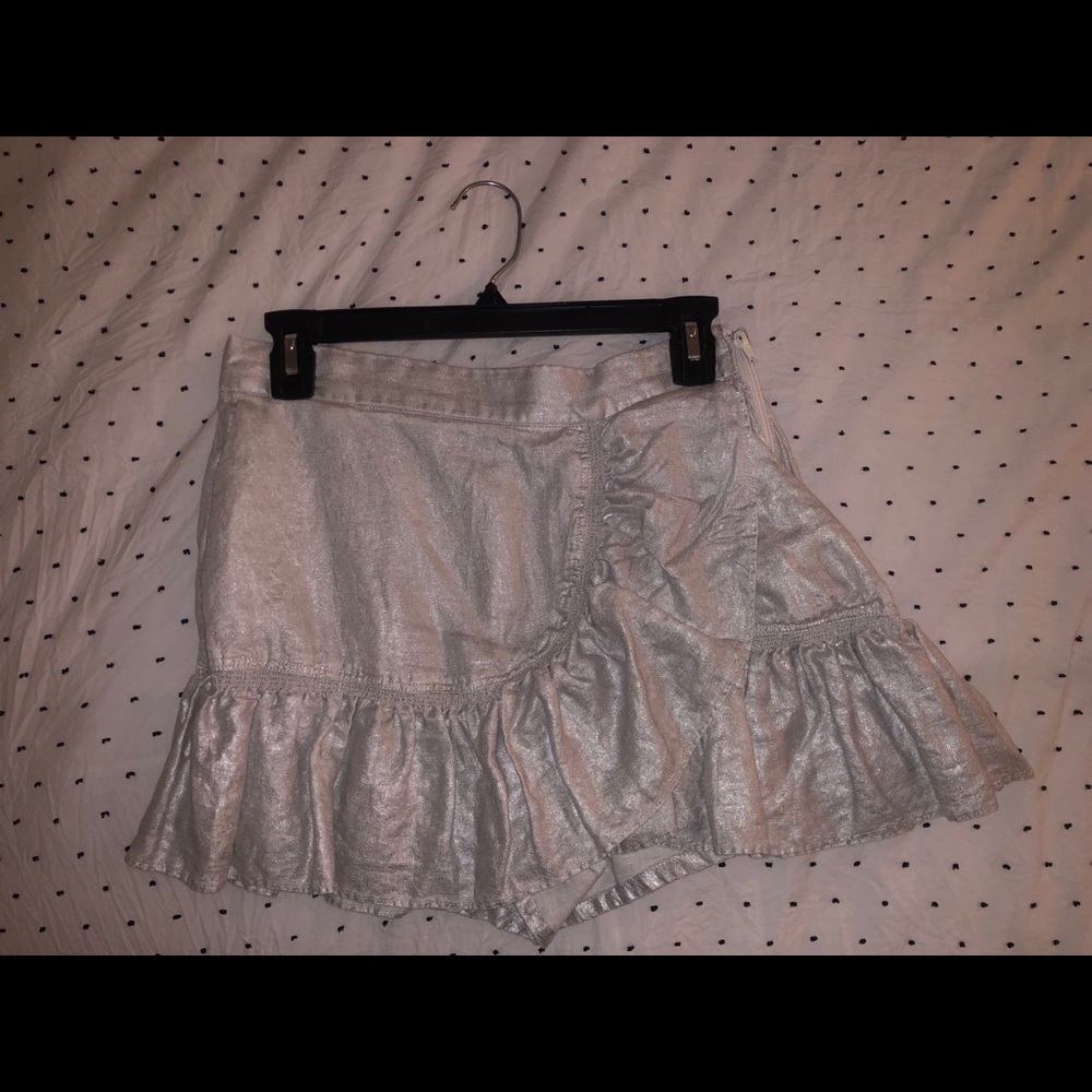 Zara Silver Skort S/S16